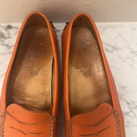 Tods Gommino orange driving shoes. Women’s 38 1/2 - Picture 5 of 10